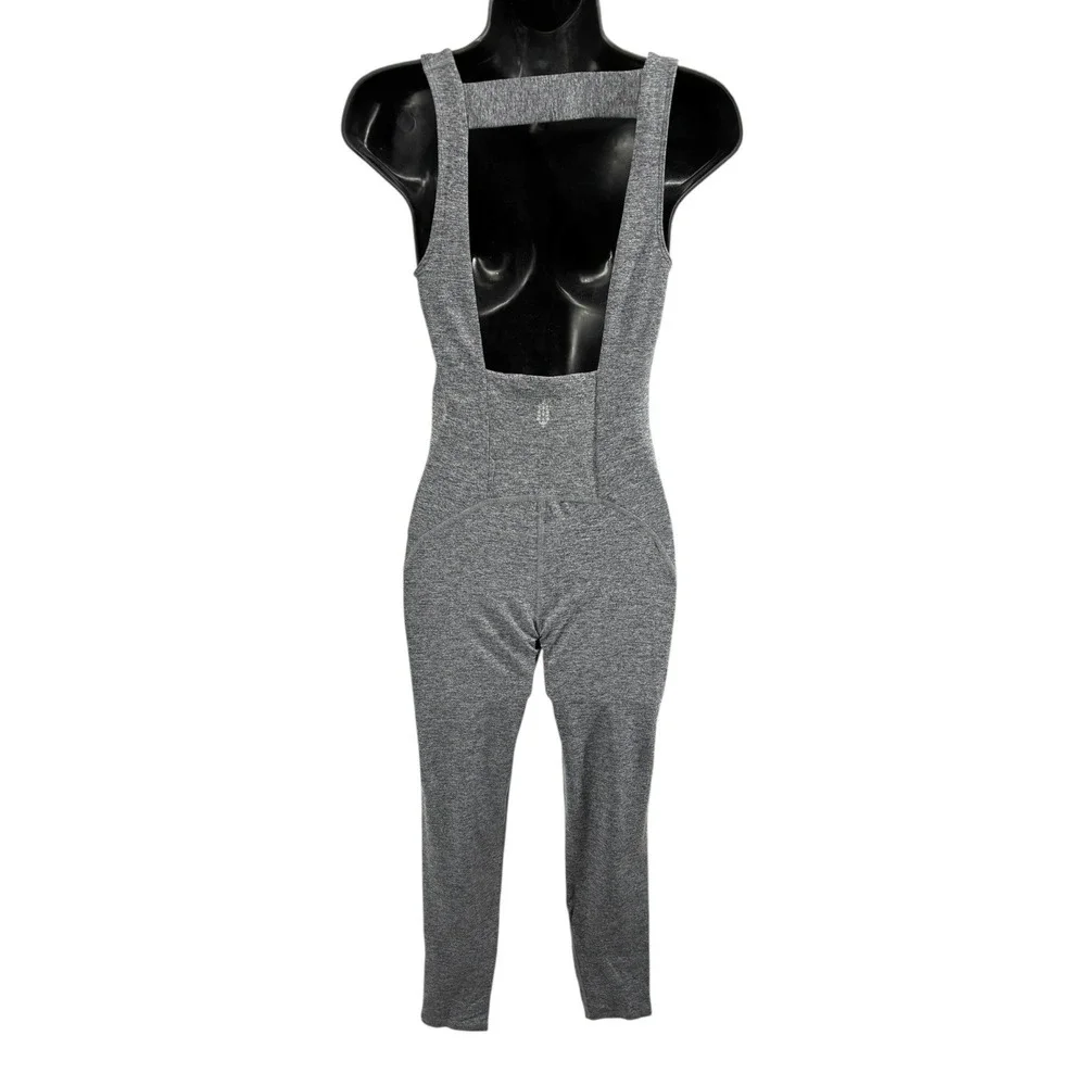 FP Movement x Hatch Never‎ Better One Piece Jumpsuit XS Black Heather NWT
